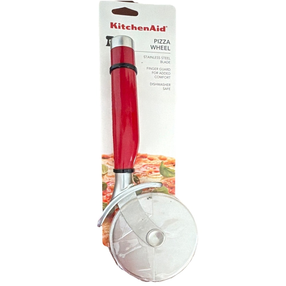 KitchenAid Pizza Wheel Cutter- RED MODEL #KE113OHERA stainless steel NEW